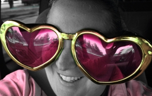 http://commons.wikimedia.org/wiki/File:Free_Smiling_In_Pink_Heart_Sunglasses.jpg
